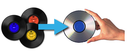 アナログレコード　デジタル化　CD化　サービス